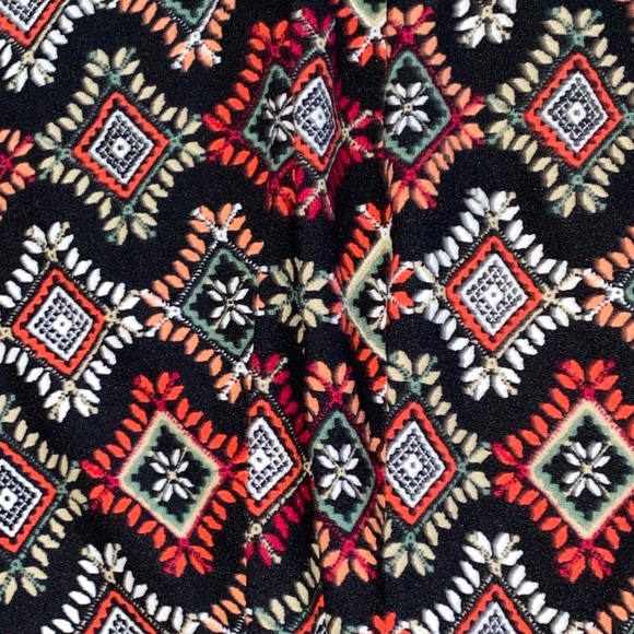 New Cuddl Duds Flexwear 1X Geometric, Print, Wide Leg Atleisure Pants - Picture 6 of 6